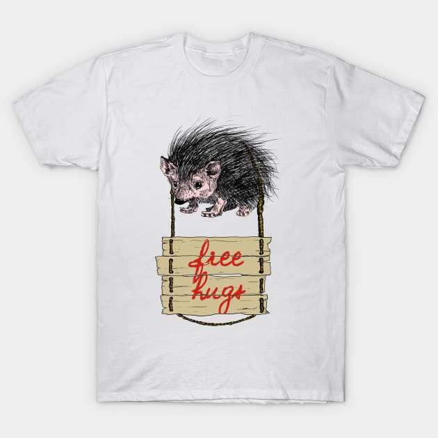 Free Hugs T-Shirt by Suzie